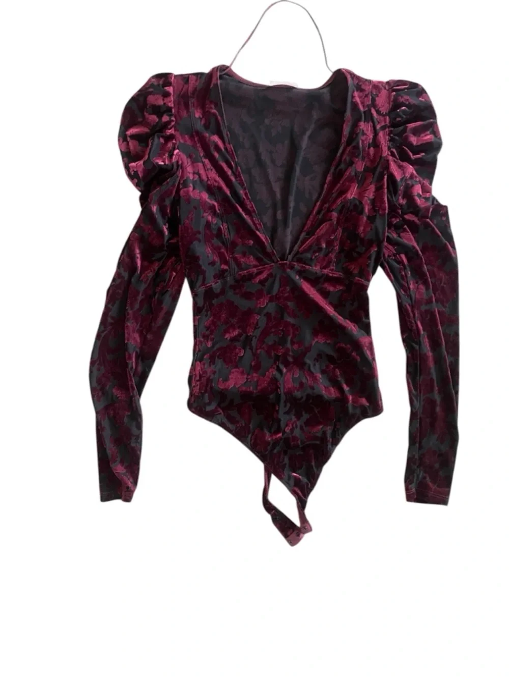 Intimately by Free People Magic Hour in midnight Velvet bodysuit size Small - Picture 2 of 8